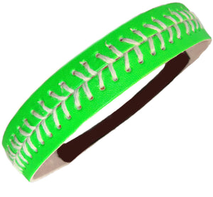 No -Slip Leather Softball/Baseball Headbands - The Barron Boutique