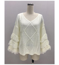 Load image into Gallery viewer, Pria Fringe Sweater - The Barron Boutique