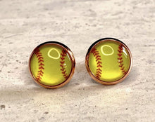 Load image into Gallery viewer, Game Day Sports Signature Enamel Stud Earrings