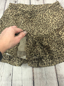 Leopard Printed Ruffled Shorts - The Barron Boutique