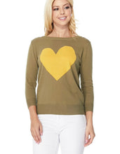 Load image into Gallery viewer, Black Heart Fitted Sweater - The Barron Boutique