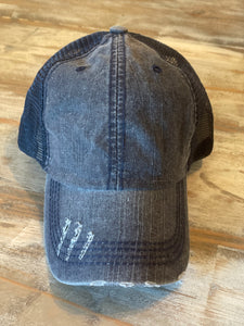 Bobcat Leather Patch Hats (Various Styles)
