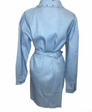 Load image into Gallery viewer, Simply Riveted Denim Dress