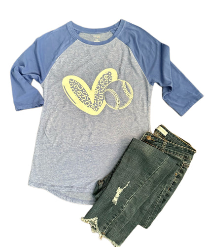 Love the Game Raglan Top