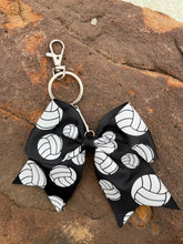 Load image into Gallery viewer, Sports Bow Keychains - The Barron Boutique