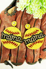 Load image into Gallery viewer, Mama Baseball &amp; Softball Earrings