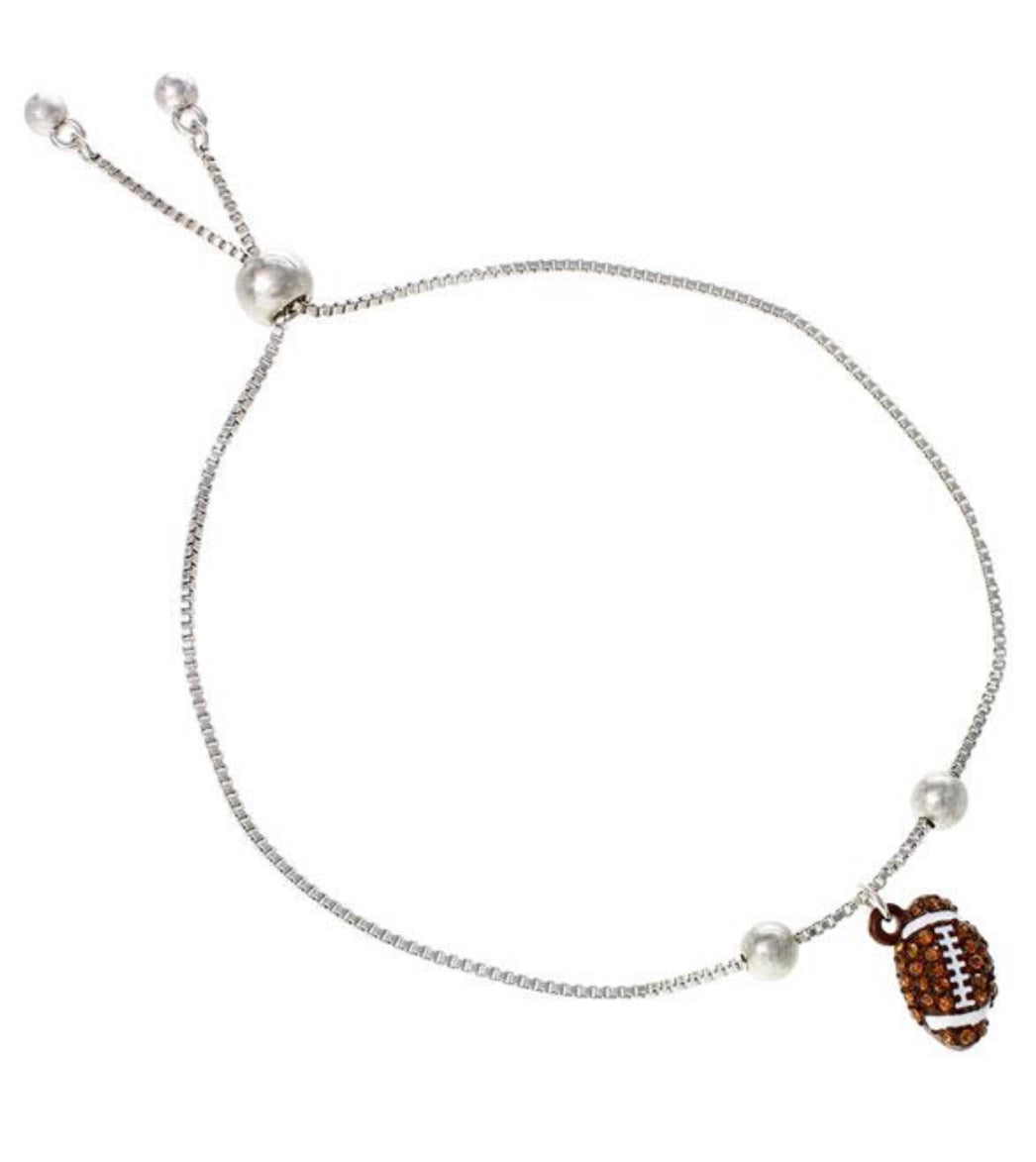 Football Charm Bracelet