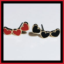 Load image into Gallery viewer, Triple Heart Earrings - The Barron Boutique