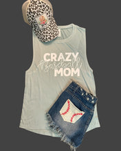 Load image into Gallery viewer, Crazy Baseball Mom Tank