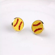 Load image into Gallery viewer, Baseball &amp; Softball Laced Earrings