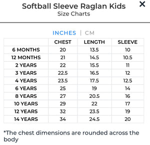 Softball Raglan (Adult & Youth)