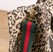 Load image into Gallery viewer, Leopard Crossbody Tote (2 Sizes)