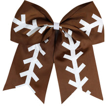 Load image into Gallery viewer, Sports Hair Bows (Football &amp; Baseball) - The Barron Boutique