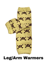 Load image into Gallery viewer, Skull &amp; Crossbones Baby/Toddler Arm/Leg Warmers