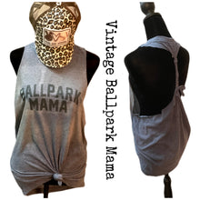 Load image into Gallery viewer, Vintage Ballpark Mama Tank