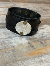 Load image into Gallery viewer, Leather Sports Cuffs (Baseball/Softball/Soccer/Football)