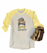 Load image into Gallery viewer, Softball Mom Raglan Top