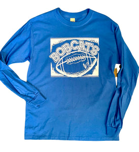 Bobcats Football Long-Sleeve Tee