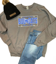 Load image into Gallery viewer, Bobcats BNHS License Plate Sweatshirt (Various Colors)