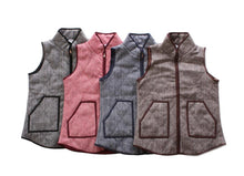 Load image into Gallery viewer, Herringbone Sleeveless Vests