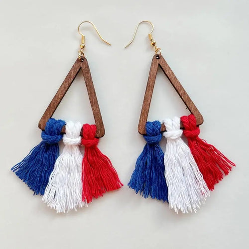 Red, White & Blue Earrings