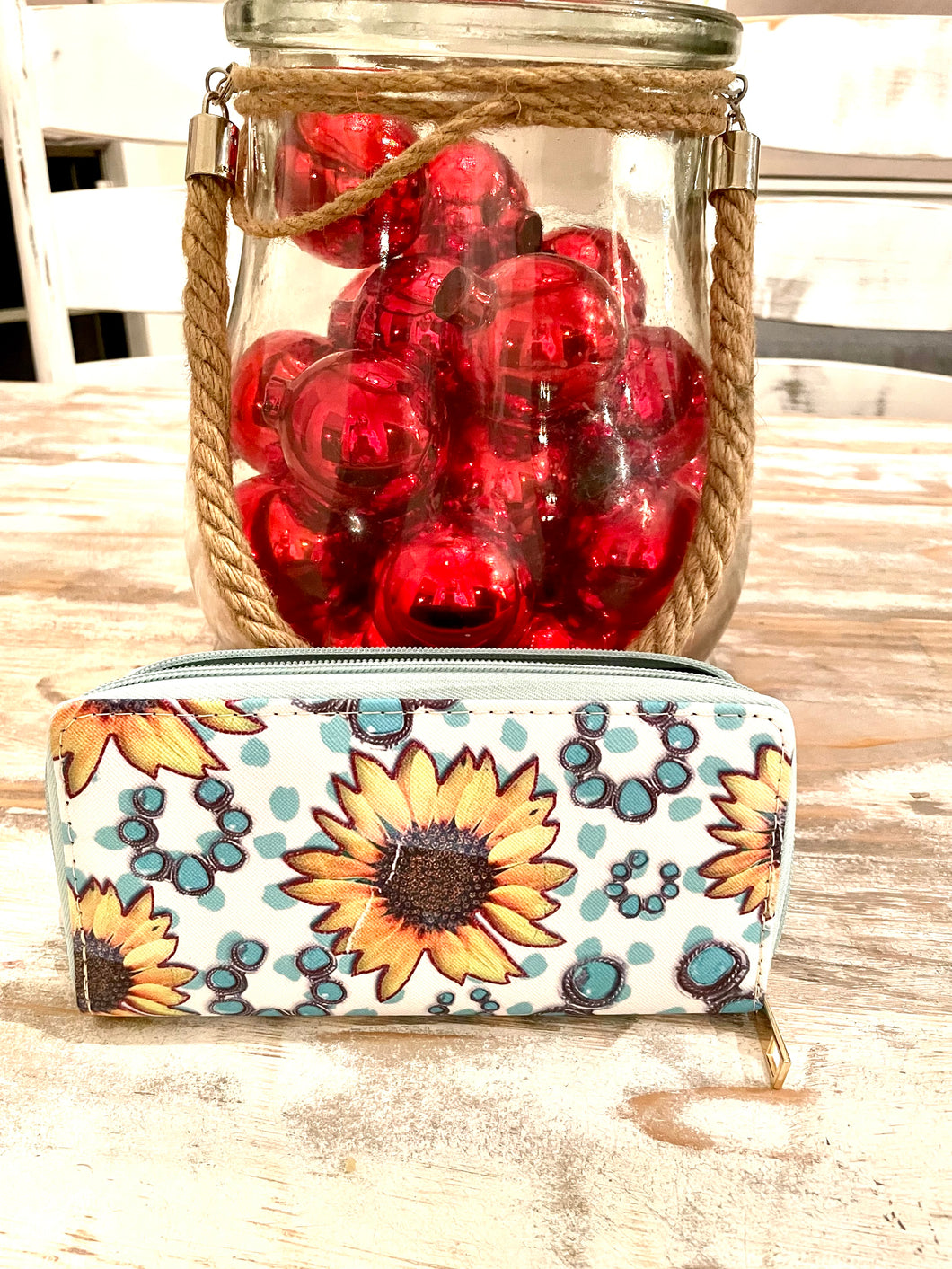 Sunflower & Turquoise Wallets