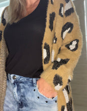Load image into Gallery viewer, Leopard Desert Mohair Cardigan